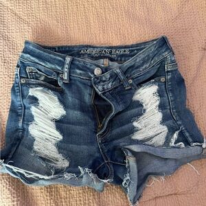 American eagle ripped shorts